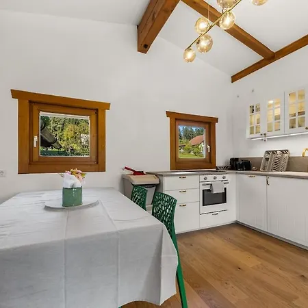 Dom wakacyjny Gartenchalet Am Panoramaweg, Eingezaeunter Garten