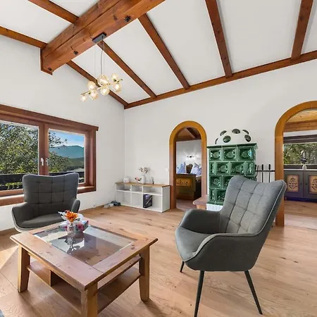 Dom wakacyjny Gartenchalet Am Panoramaweg, Eingezaeunter Garten